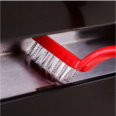 Picture of 3Pcs Kitchen Gas Stove Cleaning Brush Household Gap Brush Wire Brush Decontamination Tool Practical Kitchen Accessories