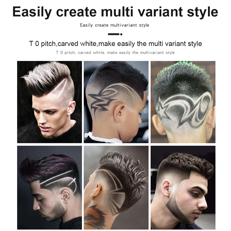 Picture of Hair Cutting Machine Hair Trimmer Electric Hair Clippers Shaver Beard Trimmer Men Hair Cutting T Style Machine Rechargeable Hair Trimmer