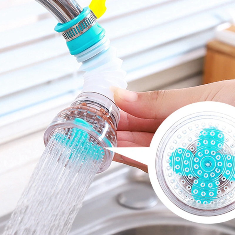 Picture of 360 Rotation Kitchen Sink Faucet Extender Spouts Sprayers Shower Tap Water Purifier Bubbler Water Saving Filter-D Shop
