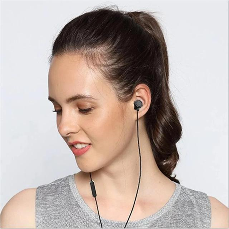 Picture of UiiSii HM13 Wired Noise Cancelling Dynamic Heavy Bass Music Metal In-ear with Mic Earphone - Headphone - Headphone