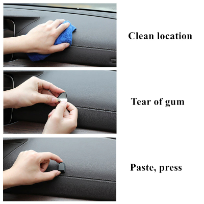 Picture of 5(pcs) Car Hook Organizer Storage for USB Cable Headphone Key Storage Self Adhesive Wall Hook Hanger Auto Fastener Clip Stuff