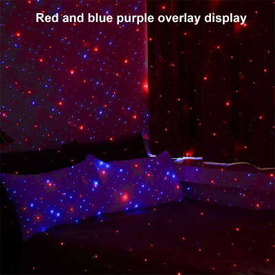 Picture of 1pcs LED Car Dome Light Galaxy Projector Night Light Adjustable USB Decoration Light Car Interior Light Starry Sky Night Light - Table Lamp