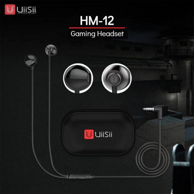 Picture of UiiSii HM12 Gaming Headset On-Ear Deep Bass Good Treble Earphone - Black - Headphone - Headphone