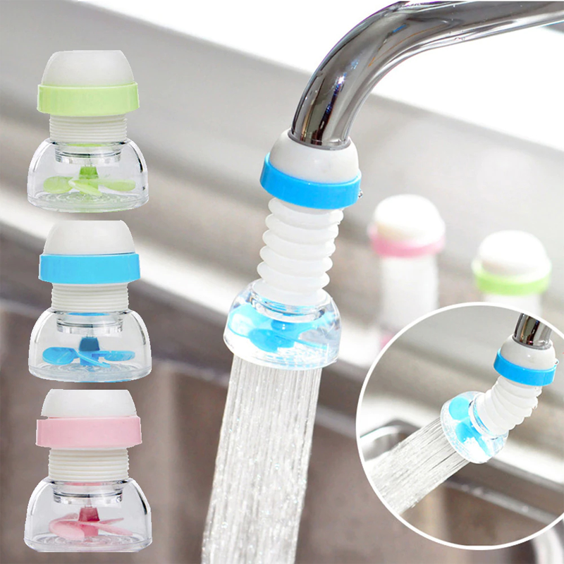 Picture of 360 Rotation Kitchen Sink Faucet Extender Spouts Sprayers Shower Tap Water Purifier Bubbler Water Saving Filter-D Shop
