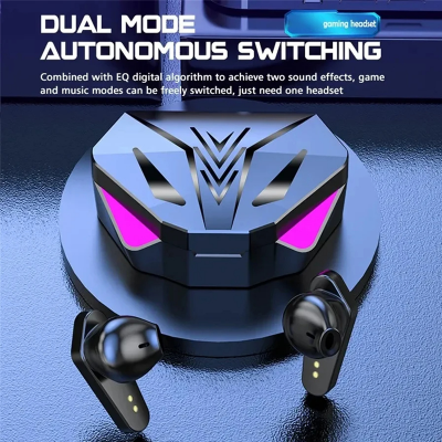 Picture of X15 TWS Gaming Earbuds Wireless Bluetooth Earphones With Mic Bass Audio Sound Positioning 9D Stereo Music HiFi Headset For Gamer