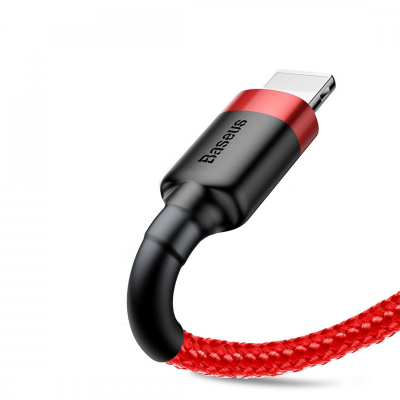 Picture of Baseus Durable Fast Charging USB to Lightning Cable – Nylon Braided Data Cable for iPhone/iPad (1Meter)