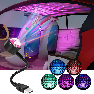 Picture of 1 Pcs Multi Color DJ USB LED Car Interior Lighting Kit Atmosphere Light Neon Colorful Lamps Interesting Portable Accessories