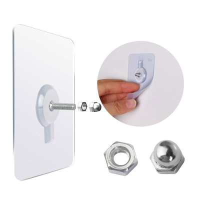 Picture of Hook Non-Marking Screw Punch-Free Wall 
Stickers Home Seamless Nail With Nut 
And Nut Cap