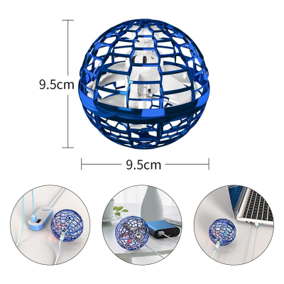 Picture of Flying Magic Ball Toys Led Magic Hand 
Controlled Spinner 360° Rotating Toy
