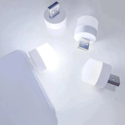 Picture of Mini Usb Led Light Portable White Color 
Suitable For Powerbank Laptop Charging Adapter And Any Other Usb Port - USB Lighting