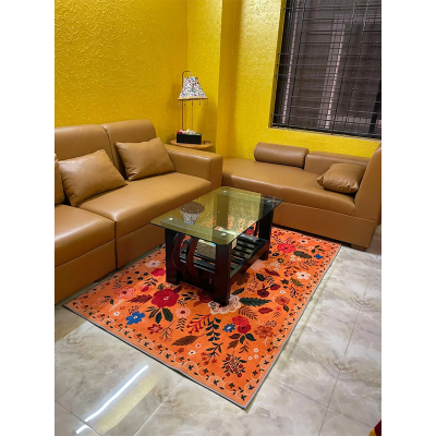 Picture of Kashmiri Elegant & Comfortable Velvet Persian Rugs / Carpet - 5ft x 7ft