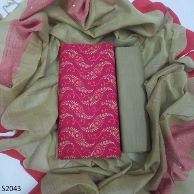 Picture of Premium  Quality Unstitch 3 Pieces