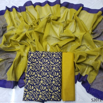 Picture of Premium  Quality Unstitch 3 Pieces