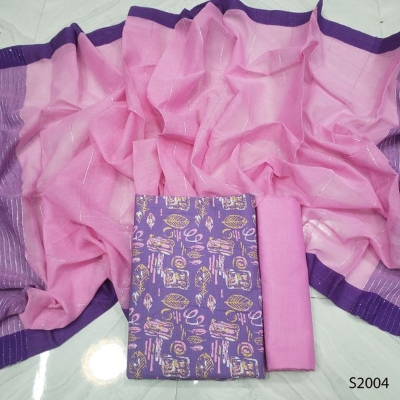 Picture of Premium  Quality Unstitch 3 Pieces