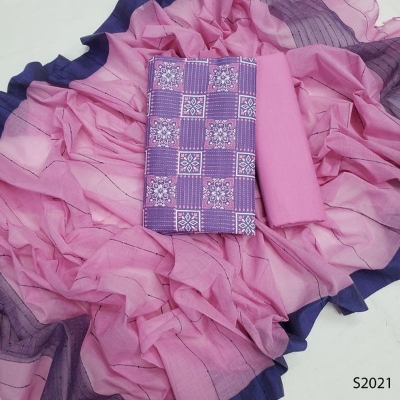 Picture of Premium  Quality Unstitch 3 Pieces