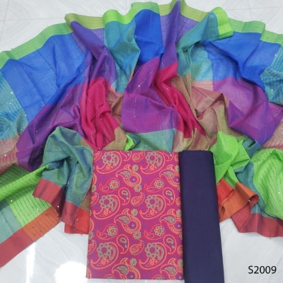 Picture of Premium  Quality Unstitch 3 Pieces