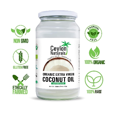 Picture of Ceylon Naturals Organic Extra Virgin Coconut Oil 1lt