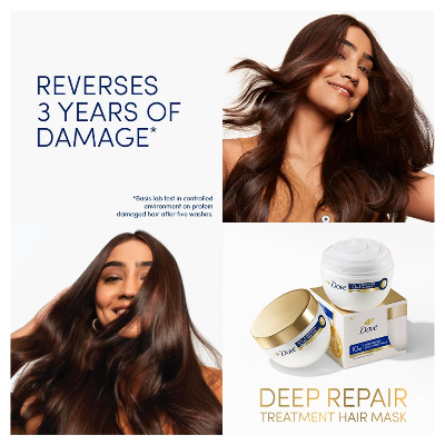 Picture of Dove Deep Repair Treatment Hair Mask 300ml