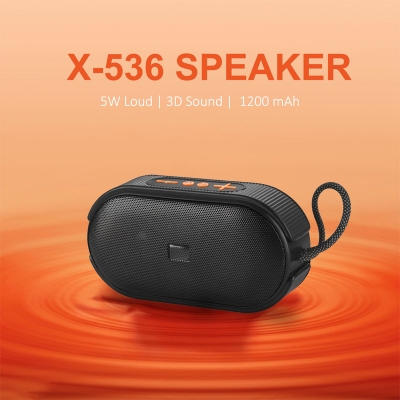 Picture of X-536 Bluetooth Speaker 3D Sound Extra Bass TF Card Support Speaker