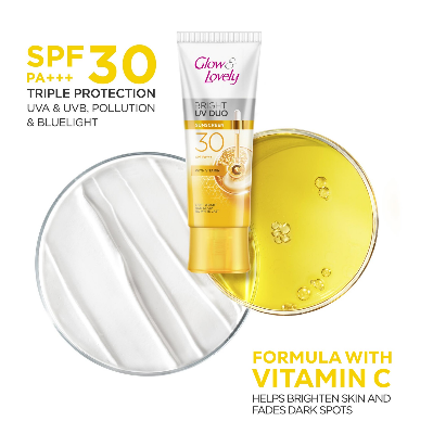 Picture of Glow & Lovely Bright Serum Sunscreen UV DUO SPF30 25g