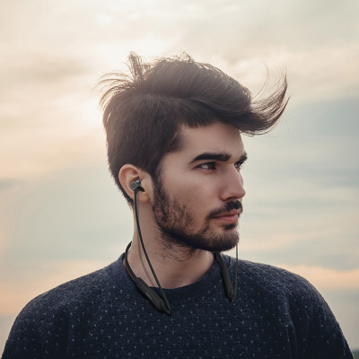 Picture of ZT Plus BT Wireless Neckband Magnet Gaming Headset 35H Play Time BT 5.3 Earphone Wireless Headphone