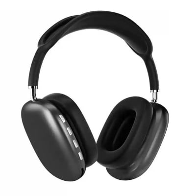 Picture of P9 Stylish Over-The-Ear Bluetooth Headphones with HD Voice Call, Comfortable Ear Cups, Volume Control, and Fast Charging - New