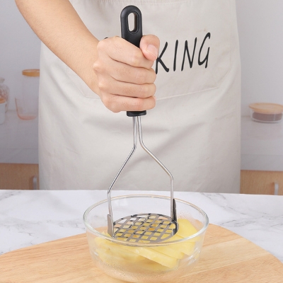 Picture of Stainless Steel Potato Masher With Plastic Handle