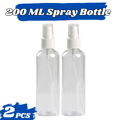 Picture of 200ml Spray bottle Transparent plastic bottle- 2 pcs