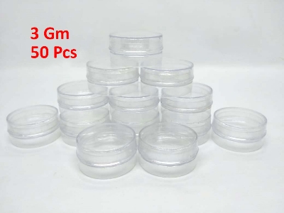 Picture of 3 Gm Mini Empty Jar 50 Pcs