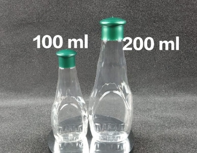 Picture of 200 Ml Diamond Shape Organic Oil Empty Bottle 30 Pcs