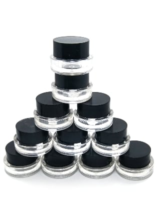 Picture of Empty Plastic Cosmetic Containers 3gm - 24 PCS