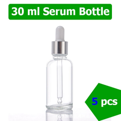Picture of 30ml Serum Clear Glass Dropper Bottles 5 PCS