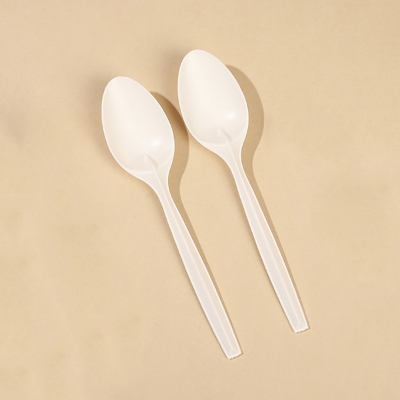 Picture of Disposable small Spoon Hot and Cold Resistant Dessert Spoon 100 pcs pack