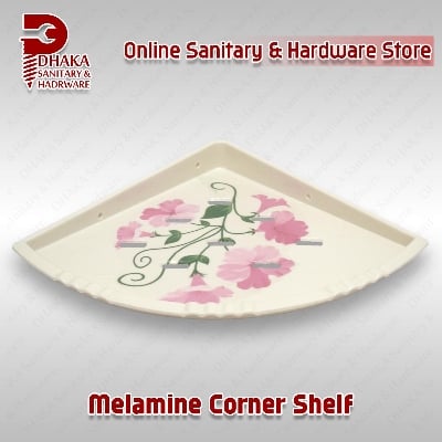 Picture of Melamine Bathroom Wall Shelves Triangle / Antung Shower Shelf Non-deforming Traceless Tray Bathroom Organizer