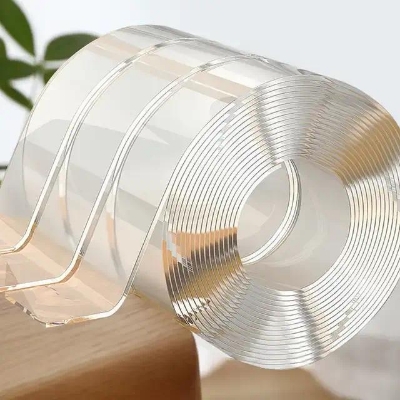 Picture of Ivy Grip Double Side Nano Adhesive Clear Tape Anti-Slip Removable Tape (3m/9.8 ft Long, 2mm Thick) MAX