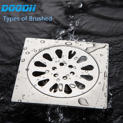 Picture of 5" Stainless Steel Square Bathroom Shower Waste Floor Drainer Grate
