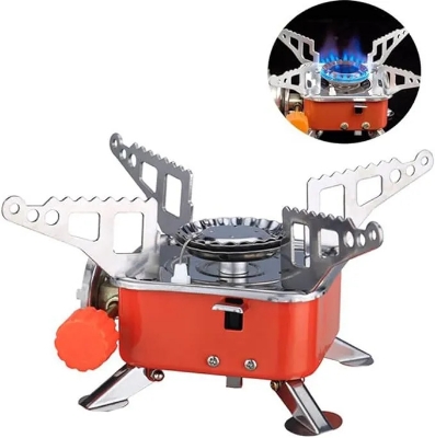 Picture of Portable Card Type Campaign Butane Gas Stove Burner-Cook Anywhere With This Portable Butane Gas Stove