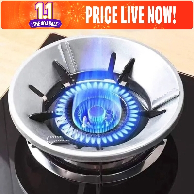 Picture of Energy Saving Gas Stove Cover | Windproof Disk Windshield Bracket | Universal Round Shape - 1 Piece