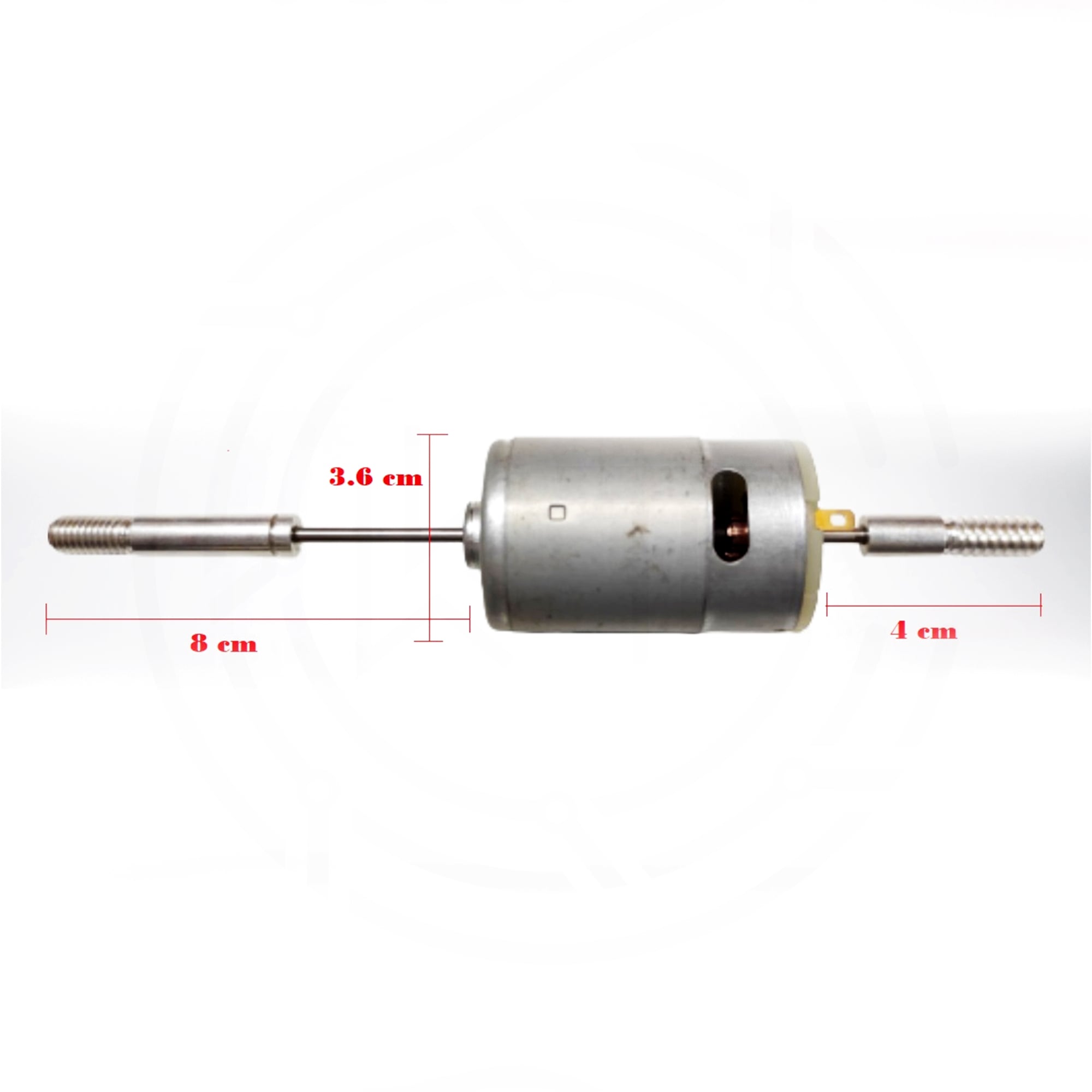 Picture of RS555 12V Heavy Duty Long Shaft Copper Magnetic Motor For DC Charger Fan