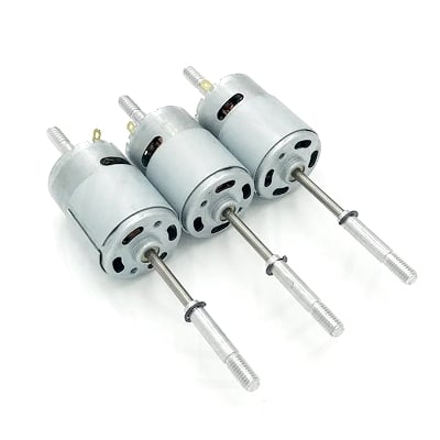 Picture of RS555 12V Heavy Duty Long Shaft Copper Magnetic Motor For DC Charger Fan