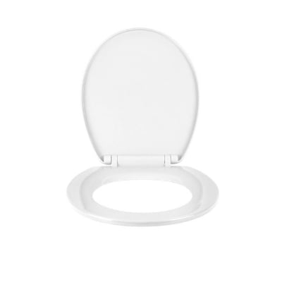 Picture of Oval Shaped Toilet Seat, Soft Close Toilet Seat, Fix Adjustable Hinges/ hydraulic Seat Cover