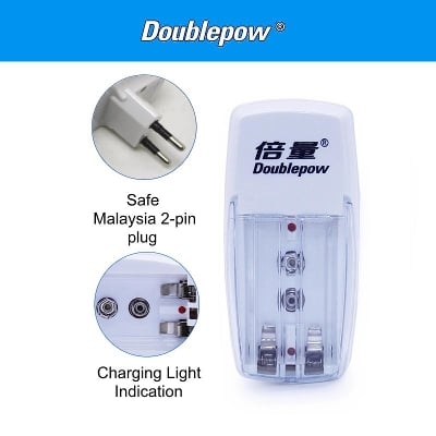 Picture of Doublepow 3-in-1 AA AAA 9V Battery Charger