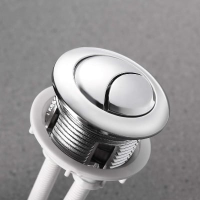 Picture of Dual Flush Toilet Kit Top Push Button, Toilet Push Button Replacement, Toilet Accessory Parts Repair Supply, Plastic, 38mm/ 1. 5in