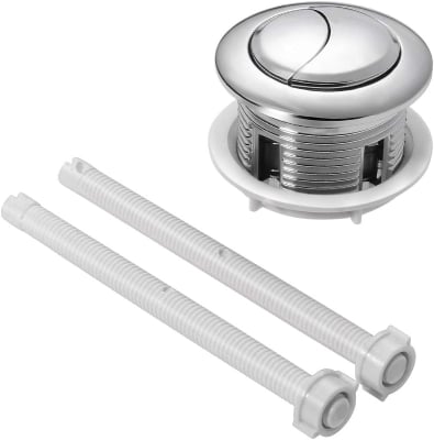 Picture of Dual Flush Toilet Kit Top Push Button, Toilet Push Button Replacement, Toilet Accessory Parts Repair Supply, Plastic, 38mm/ 1. 5in