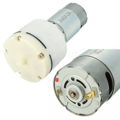 Picture of Vacuum Pump, DC 12V Vacuum Pump Mini Electric Air Vacuum Pumping High Pressure Diaphragm Air Pump 12L/Min Noiseless