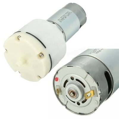 Picture of Vacuum Pump, DC 12V Vacuum Pump Mini Electric Air Vacuum Pumping High Pressure Diaphragm Air Pump 12L/Min Noiseless