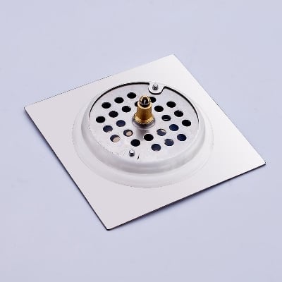 Picture of 6 Inch Floor drainer water outline for Bathroom and kitchen 100% Staineless Steel Grading Chrome polishing