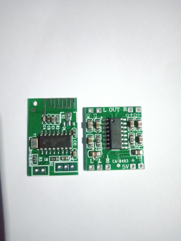 Picture of 5v Bluetooth Stereo audio receiver and Mini Digital Power Amplifier Drive Board 3W +3W circuit Board