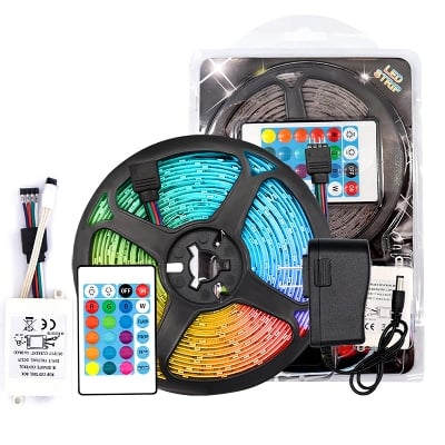 Picture of RGB Led Strip Light 2835 Waterproof Flexible- 4 Color DC12V 5 Meter