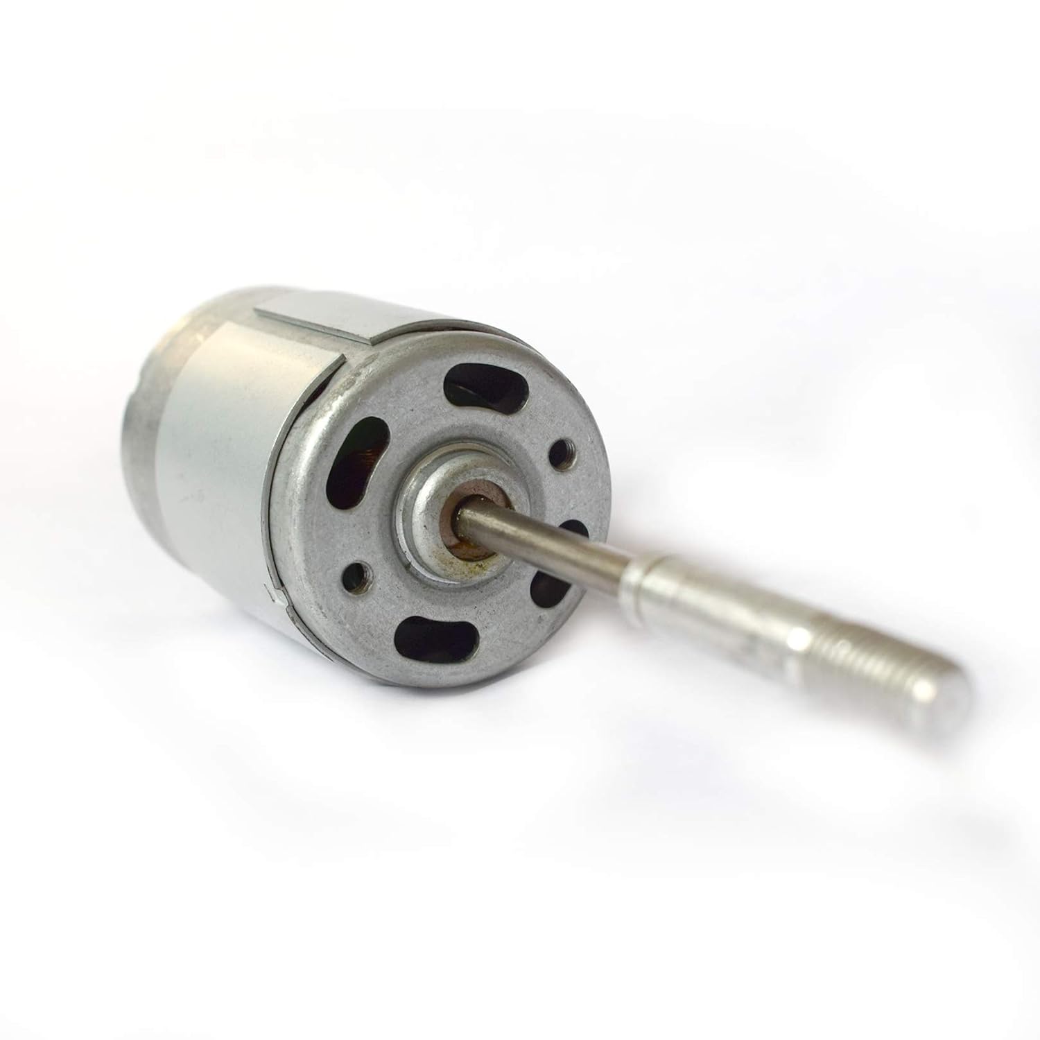 Picture of 12V 775 Metal Long Shaft Motor | 8mm Shaft 12V Charger Fans DC Motor | DC 12V Volt Metal Long Shaft Copper Magnetic Motor